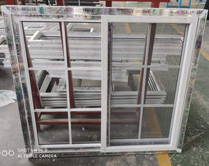 <span class=keywords><strong>Ventanas</strong></span> interiores para el hogar, <span class=keywords><strong>ventanas</strong></span> <span class=keywords><strong>correderas</strong></span> de PVC con diseño de parrilla y mosquitera, <span class=keywords><strong>precio</strong></span> barato - Product Image 2