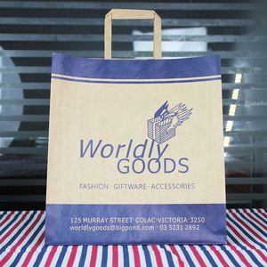 Custom Kraft Paper <b>Bag</b> with Your Own Logo - Product Image 3
