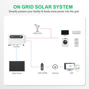 SMBB 기술을 이용한 태양 에너지 시스템 Growatt 50kW 100kW 200kW 250kW 태양열 에너지 저장 시스템 - Product Image 3