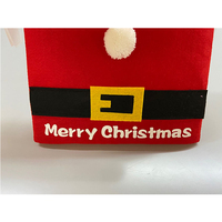 Feutre Artisanat 3D Sac Cadeau De Noël Père Noël Fantaisie Enfants Sac Écologique Festival Thème Fête Pochette Ruban Cordon Sac