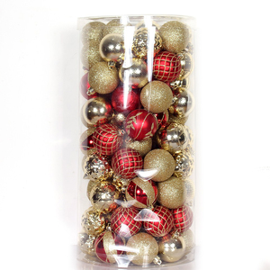 Décor de <span class=keywords><strong>sapin</strong></span> de noël <span class=keywords><strong>couronne</strong></span> suspendue festival décoration pvc de boule de noël - Product Image 5