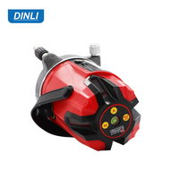 Niveau laser rotatif industriel Dinli Auto Cross Green Line 635nm avec batterie au lithium et garantie 1 an - DIY 2/3 points, ligne de 2 mm