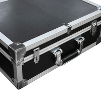 Maletín de aspecto personalizado Maletín de almacenamiento de instrumentos de almacenamiento de hardware de bloqueo personalizable Maletín Estuches de aluminio