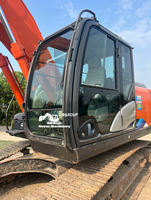 Excavatrice sur chenilles d'occasion Hitachi ZX200 20T avec système hydraulique fiable et moteur puissant, idéale, faible nombre d'heures, bon état