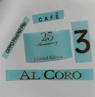 Lettres métalliques étiquettes personnalisées minces électroforme or rose nickel transfert de logo 3D décalcomanies en relief autocollants en métal avec adhésif