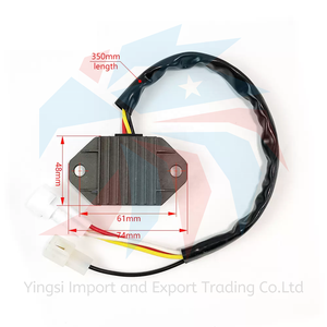 Black Regulator Rectifier UM-81960-E0 <strong>for</strong> Yamaha <strong>WR450F</strong> WR450 07-12 Dirt Bike - Product Image 6