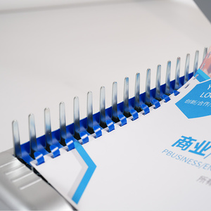 Đầy Màu sắc A4 A5 máy tính xách tay xoắn ốc cuộn dây nhựa ràng buộc đen trắng tùy chỉnh màu sắc văn phòng sử dụng làm giấy bền nhựa ràng buộc Lược - Product Image 3