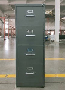 Gabinete de almacenamiento de metal Gabinete de cajones de acero para archivos Metal 2 3 4 Cajones Gabinete de almacenamiento de archivos con cerradura de llave Armario - Product Image 2