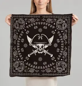 Johin — Bandana en Polyester, 20 pièces, Logo imprimé, 100% Polyester, 22x22 pouces, bon marché