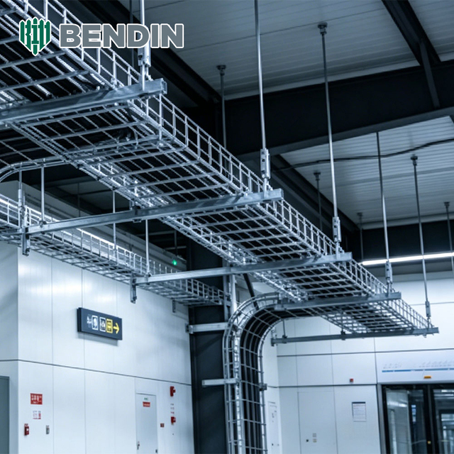 Wholesale Runqi Customized Fiber Optic Cable Tray Ladder Tray Wireway with Height and Length Customization for Trunking Cable