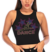 Conceptions de transfert de danse personnalisées de haute qualité Transfert de strass de danseur personnalisé