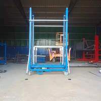 Plateforme élévatrice à ciseaux hydraulique portable pour travaux de construction