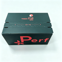 Boîte en carton ondulé personnalisée avec logo, fermeture auto-adhésive à bande déchirable, boîte d'expédition E-Flute 1,5 mm en kraft