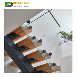 DF DDP Keine Steuer Bester Preis 304 316 Rahmenloser Balkon Edelstahl Design Glas geländer Abstands geländers ystem - Product Image 1