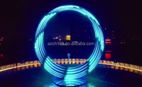 Big O Stylish Dancing Water Show Piscina decorativa al aire libre Estanque DMX512 Fuente DE MÚSICA