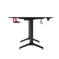 Bureau PC QB Smart Gaming Ergonomique à Hauteur Réglable avec LED RGB, Table d'Ordinateur au Design Moderne pour Gaming et Travail de Bureau