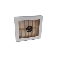 Boîte d'emballage en carton pour chocolats STPP, de haute qualité, avec impression dorée, 350g, pour 8/12/16 chocolats