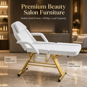 Table de massage professionnelle réglable pour salon de beauté, spa, extension de cils, tatouage – Chaise robuste - Product Image 6