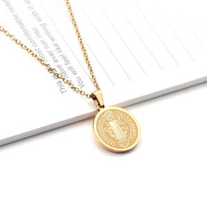 Collar con Colgante de Oro para Hombre, Joyería Religiosa de 45cm de Largo - Product Image 4