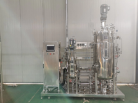 Bioréacteur de laboratoire, Fermenteur, Cuve de réaction avec contrôle automatique, Chauffage électrique, Capacité 100L, Pompe de mélange à turbine, Multi-tension