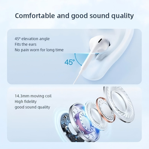 Casque audio de haute qualité, entièrement compatible, nouveau type C, écouteurs mains libres pour iPhone 15, écouteurs filaires USB C - Product Image 3