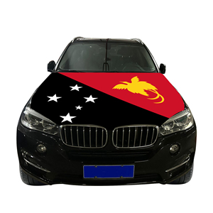 Housse de capot de voiture avec drapeau de la Papouasie-Nouvelle-Guinée, housse de capot de moteur de voiture avec drapeau, vente en gros, personnalisable, résistante à l'usure et durable - Product Image 4