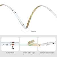 Tira de LED RGBW COB direccionable, 784 LED/m, DC24V, SPI, Color de Ensueño, Flexible, Cortable, para Decoración de Bares y Hoteles