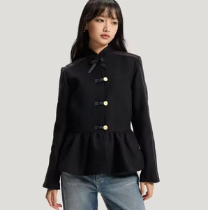 Chaqueta Deportiva Negra para Mujer y Niña, Moda Primavera-Verano 2026, Estilo Casual y Delgado - Product Image 5