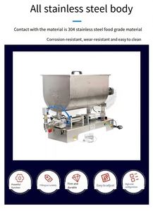 Machine semi-automatique en forme <span class=keywords><strong>de</strong></span> <span class=keywords><strong>U</strong></span> JIAHe à haute productivité et haute précision pour liquides, pâtes, miel, beurre <span class=keywords><strong>de</strong></span> cacahuète, sauce chocolat, crème - Product Image 6
