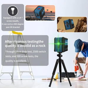 Nivel láser de 2 líneas verde Fuerte Modo de autonivelación Péndulo Precisión bloqueada Láser de nivel de 2,5mm/5M - Product Image 5