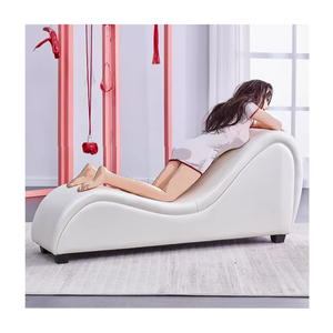 मल्टीफंक्शनल एस-आकार प्यार जोड़े मजेदार फोल्डेबल सोफा वैकल्पिक मल्टी-कलर कूलिंग फीचर होटल बेडरूम के लिए - Product Image 1
