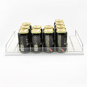 <b>Supermarket</b> <b>Shelf</b> Gravity Smart Roller Wire <b>Shelf</b> Divider With Front Stopper and Divider for Furniture - Product Image 4