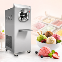 Aanrechtmodel harde ijsmachine, gelato-ijsmachine, automatische batchvriezer voor koffiehuis, restaurant, dessertzaak