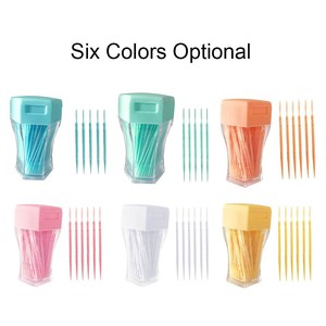 200 bâtonnets de dentifrice en plastique à double extrémité, outil de nettoyage des dents, soins bucco-dentaires, bâtonnets de dentifrice - Product Image 5