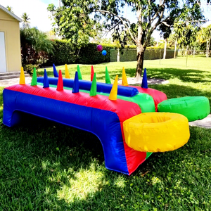 Jeux de défi de carnaval en plein air, balles flottantes, voitures gonflables pour événements d'entreprise et team building - Product Image 1