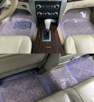 Umwelt freundliche Luxus-Auto-Fußmatten Verdickte transparente rutsch feste PVC-wasserdichte, verbesserte Größe Universal Fit