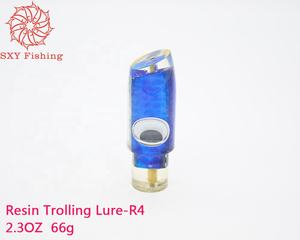 SXY <span class=keywords><strong>de</strong></span> pesca resina Trolling atrae gran juego señuelos <span class=keywords><strong>de</strong></span> plástico Trolling atraer ojos grandes resina cabeza cebo R4 - Product Image 2