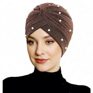 Pañuelo Turbante Multifuncional de Moda para Mujer al por Mayor, con Nudos y Costuras, de Poliéster, Gorro Musulmán - Product Image 1