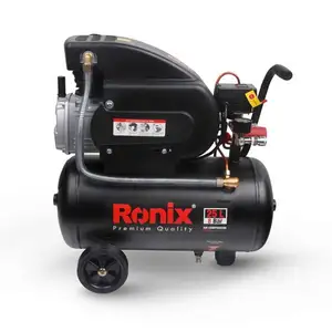 Ronix Rc-2510 25L Compressor de ar ultra silencioso 2 HP sem óleo Pico 2800Rpm Entrega de ar 200L/Min Bomba de ar em decibéis