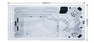 Stagione nuovo modello bella Swimspa grande europa moda 4.3m <span class=keywords><strong>piscina</strong></span> B-6652 - Product Image 6