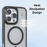 Coque de téléphone TPU PC avec chargement magnétique sans fil, dissipation thermique et protection antichoc pour iPhone 14-17 – Fabricant OEM ODM Chine