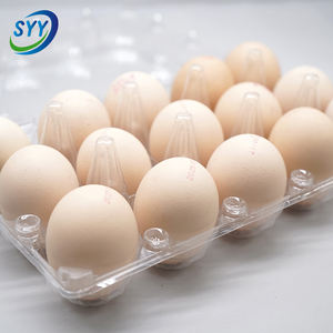 Qualité supérieure et bon prix <span class=keywords><strong>Cartons</strong></span> d'œufs à couvercle rabattable en plastique PET empilables et robustes à 15 trous pour fermes et supermarchés - Product Image 5