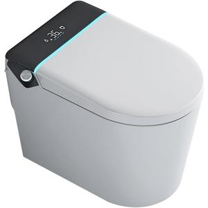 Salle <span class=keywords><strong>de</strong></span> bain ouverture/fermeture automatique céramique intelligente couvercle <span class=keywords><strong>de</strong></span> cuvette <span class=keywords><strong>de</strong></span> toilette électrique automatique chasse d'eau capteur <span class=keywords><strong>de</strong></span> pied toilettes intelligentes - Product Image 1