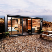 Sauna extérieur de luxe pour villa, chauffage électrique 240V, cabine de spa à vapeur sèche pour projets résidentiels haut de gamme