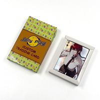 Carte de jeu TCG personnalisée Papier d'art brillant avec logo personnalisé Jouer Anime Design Cartes à collectionner en papier imprimées en usine