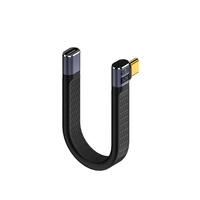 Câble USB C accord PD charge rapide 240W 40Gbps FPC cordon court USB4 Softboard câble Charge rapide pour ordinateur portable