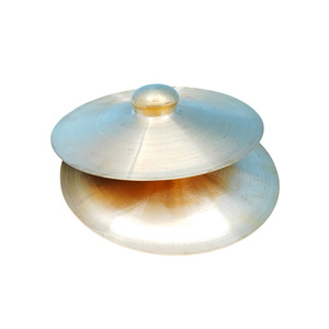 Wholesale Orff Percussion <b>Instruments</b> 27cm Copper Cymbals Toy Early Education Teaching Aids Children's <b>Music</b> Performance Props - Product Image 1
