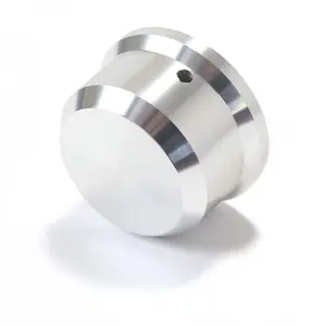 Custom Size 6.35mm Solid Aluminum Knob Aluminium Anodized Knurled Volume Rotary Control Knob