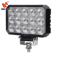 Projecteur de travail LED 60W homologué ECE R10, lampe de conduite rectangulaire 6,1 pouces, étanche IP69K 0605-60