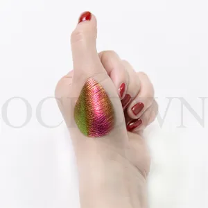 Glossy Metallic Verf Chameleon Parel Poeder Spiegel Effect Kleur Veranderende Hars Pigment